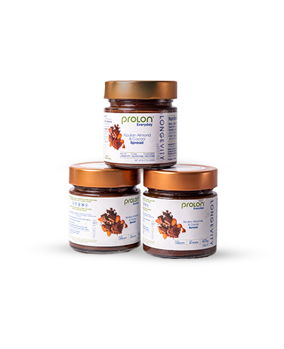 ProLon Longevity Spread made in Italy with Apulian almonds, rich in natural protein, fiber, and healthy fats