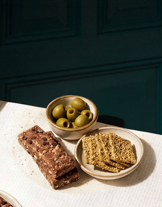 Five nutrient bars and snacks